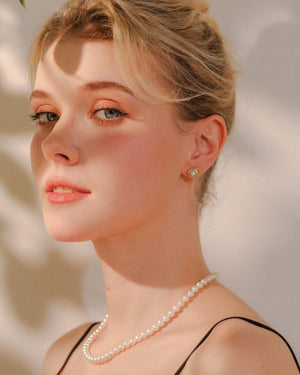 Austrian Crystal Stud Earrings earrings Vinty Jewelry