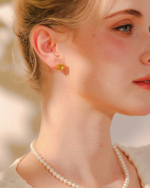 Austrian Crystal Stud Earrings earrings Vinty Jewelry