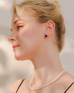 Austrian Crystal Stud Earrings earrings Vinty Jewelry