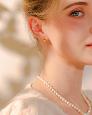 Austrian Crystal Stud Earrings earrings Vinty Jewelry