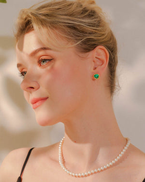 Austrian Crystal Stud Earrings earrings Vinty Jewelry