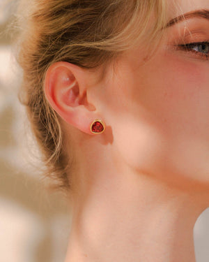 Austrian Crystal Stud Earrings earrings Vinty Jewelry