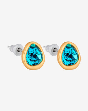 Austrian Crystal Stud Earrings earrings Vinty Jewelry