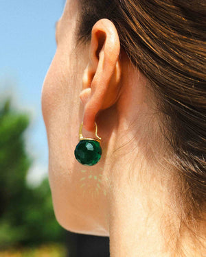 Elegant Austrian Crystal Earrings Earrings Vinty Jewelry