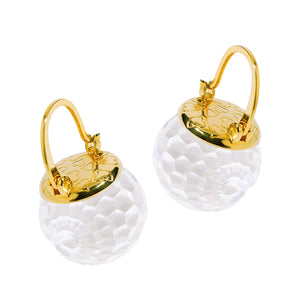 Elegant Austrian Crystal Earrings Earrings Vinty Jewelry Clear