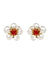 Freshwater Pearl Flower Earrings earrings Vinty Jewelry 
