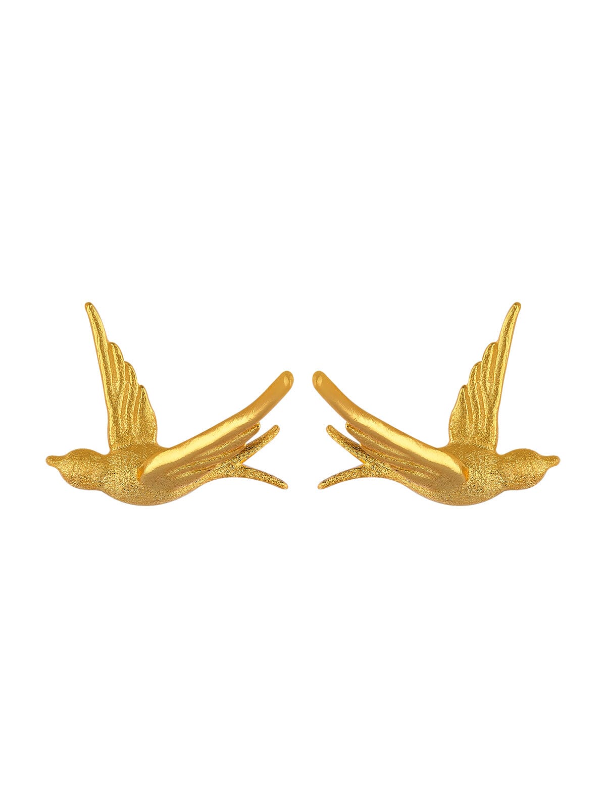 Swallow Stud Earrings earrings Vinty Jewelry Gold 