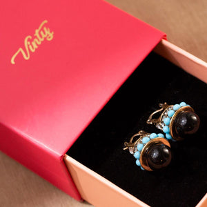 Bohemian Black Palace Earrings earrings vintyjewelry