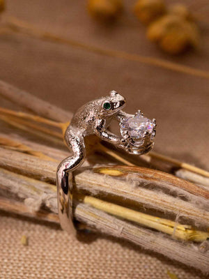 Charming Frog Ring Vinty Jewelry