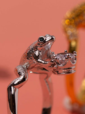 Charming Frog Ring Vinty Jewelry
