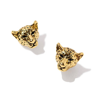 Cheetah Stud Earrings earrings Vinty Jewelry 