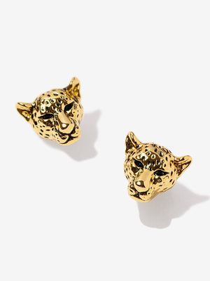 Cheetah Stud Earrings earrings Vinty Jewelry