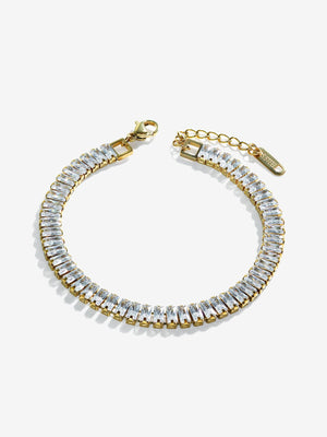 Colorful Cubic Zirconia Tennis Bracelet bracelet Vinty Jewelry White 