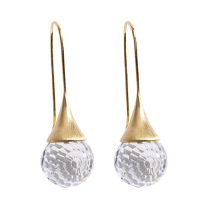 Crystal Teardrop Earrings earrings Vinty Jewelry