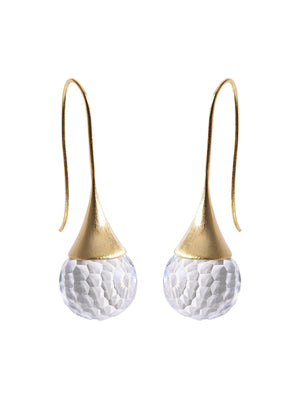 Crystal Teardrop Earrings earrings Vinty Jewelry 