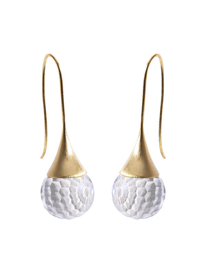 Crystal Teardrop Earrings earrings Vinty Jewelry
