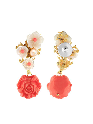 Sakura Flower Earrings earrings Vinty Jewelry 
