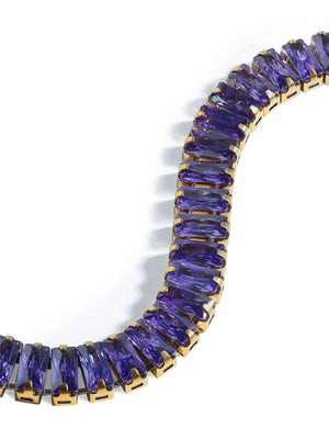 Sparkly Tennis Necklace necklace Vinty Jewelry
