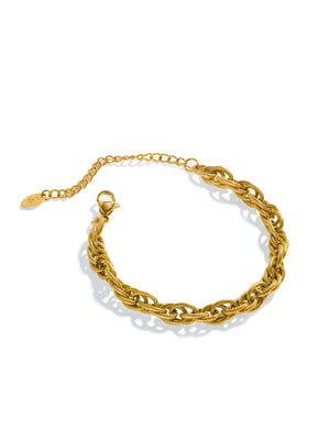 Textured Link Chain Bracelet bracelet Vinty Jewelry