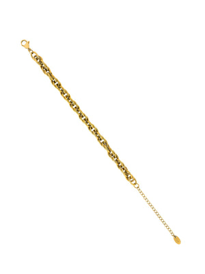 Textured Link Chain Bracelet bracelet Vinty Jewelry