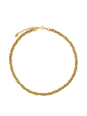 Textured Link Chain Necklace necklace Vinty Jewelry