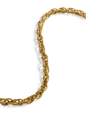 Textured Link Chain Necklace necklace Vinty Jewelry