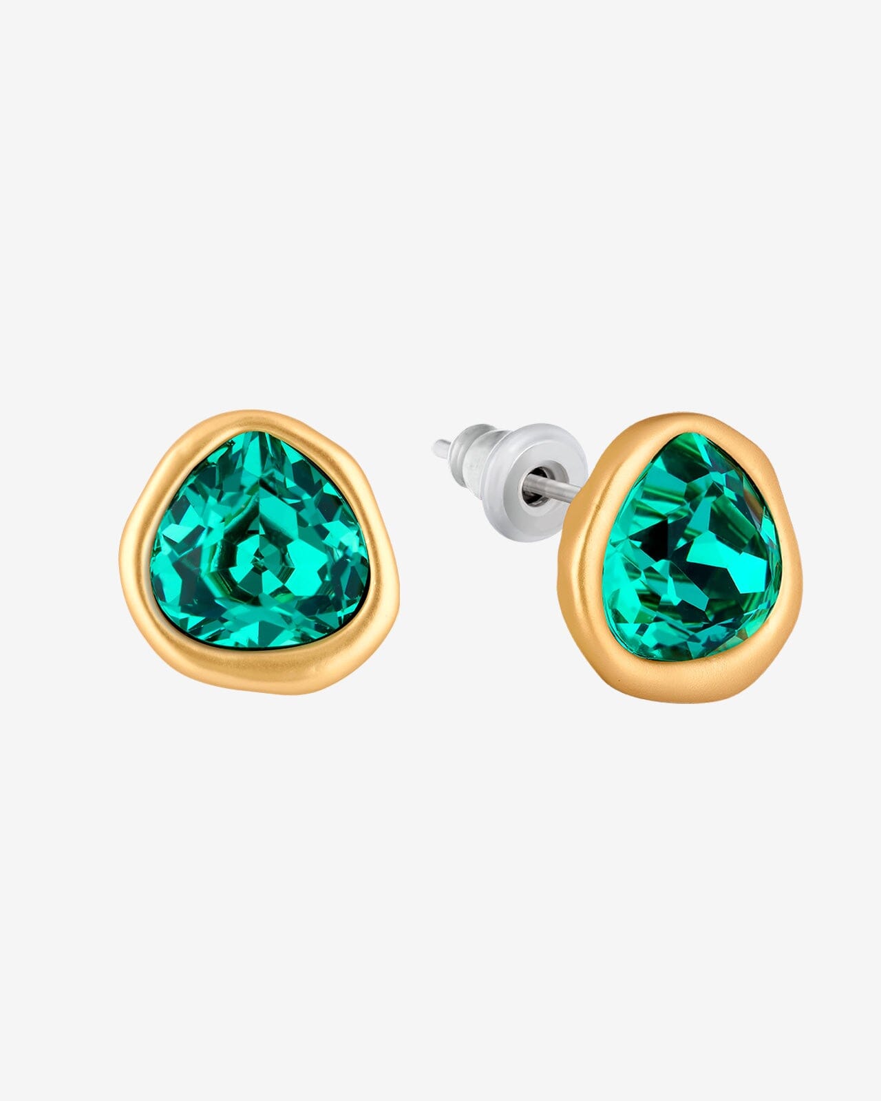 Austrian Crystal Stud Earrings - Vinty Jewelry