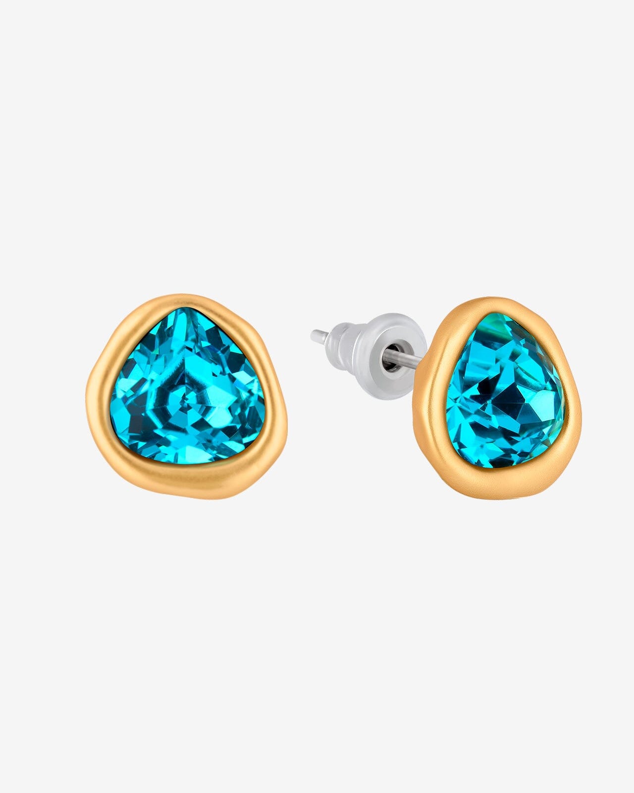 Austrian Crystal Stud Earrings - Vinty Jewelry