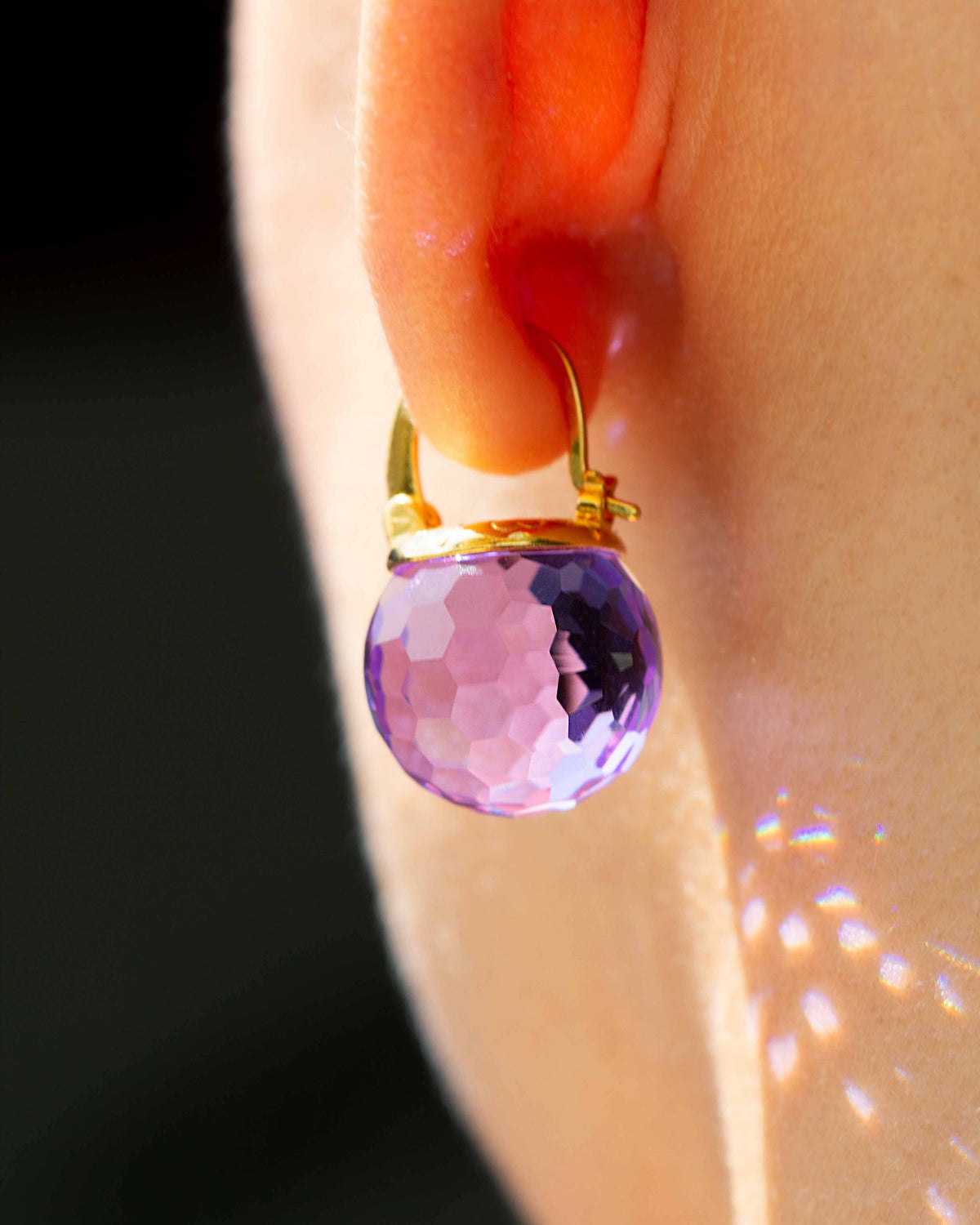 Elegant Austrian Crystal Earrings Earrings Vinty Jewelry 