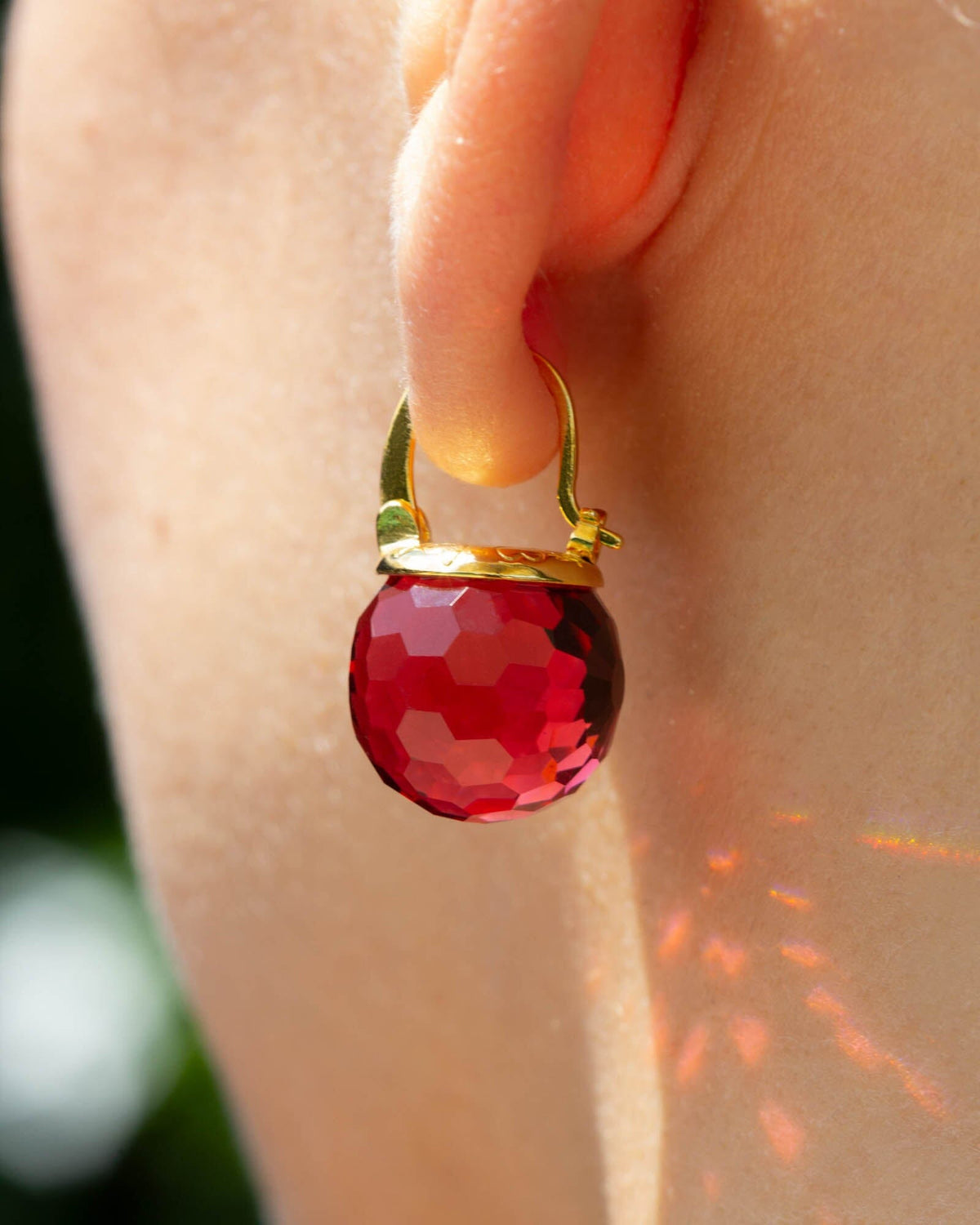 Elegant Austrian Crystal Earrings Earrings Vinty Jewelry 