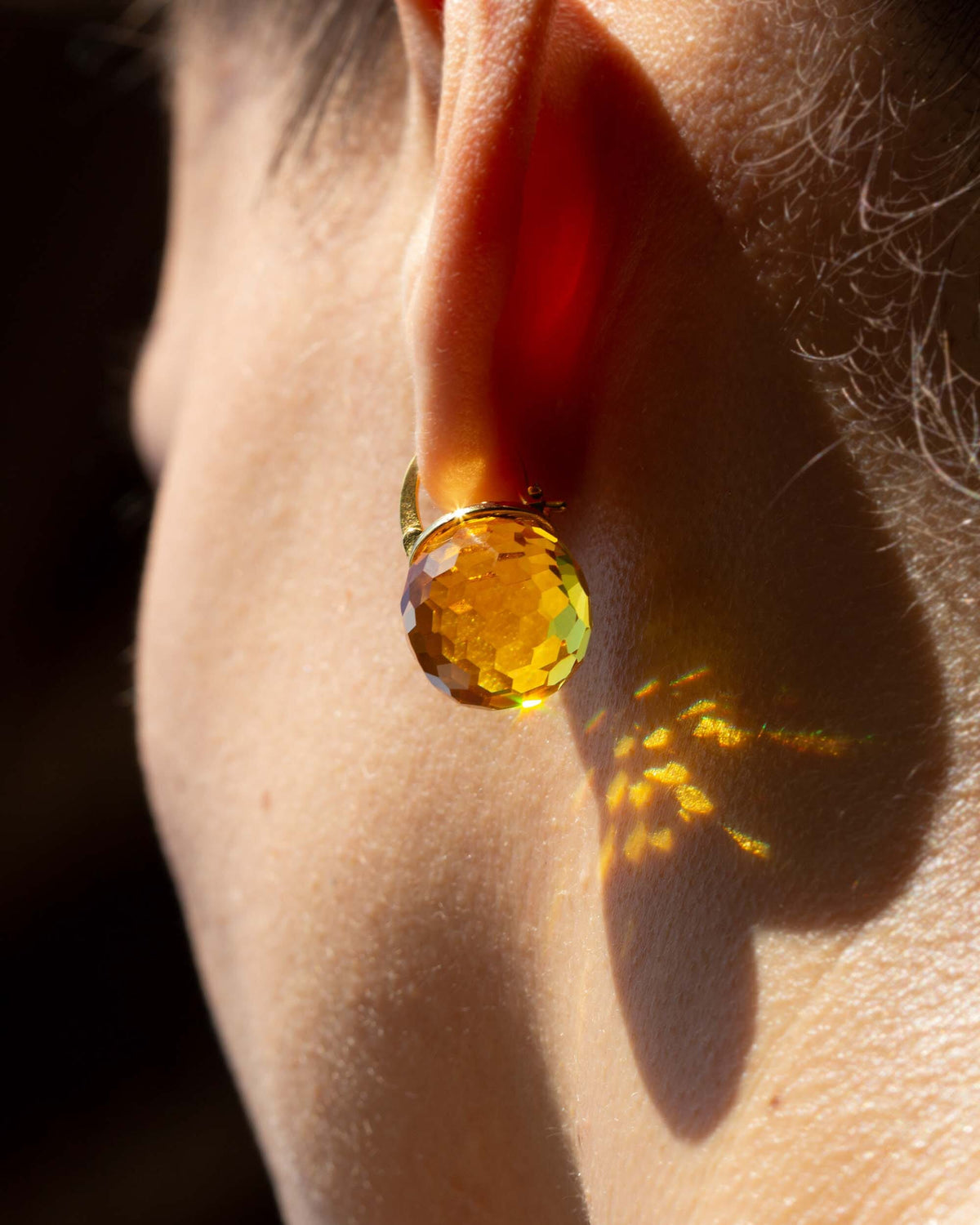 Elegant Austrian Crystal Earrings Earrings Vinty Jewelry 