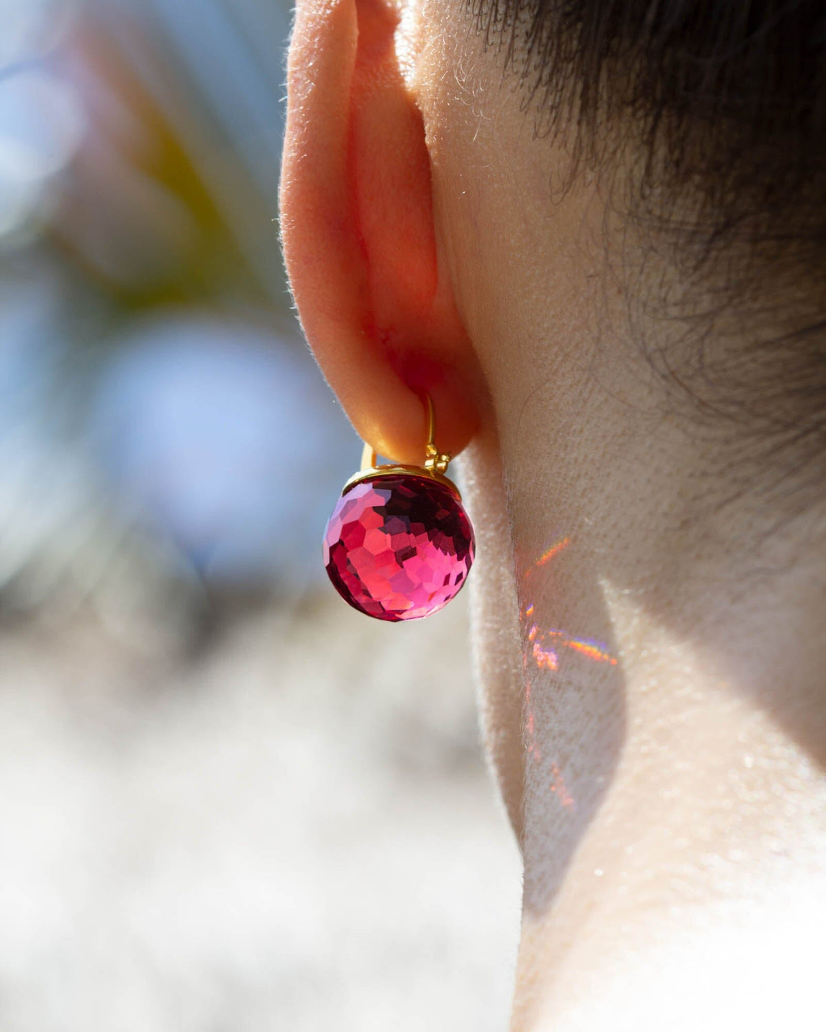 Elegant Austrian Crystal Earrings Earrings Vinty Jewelry 