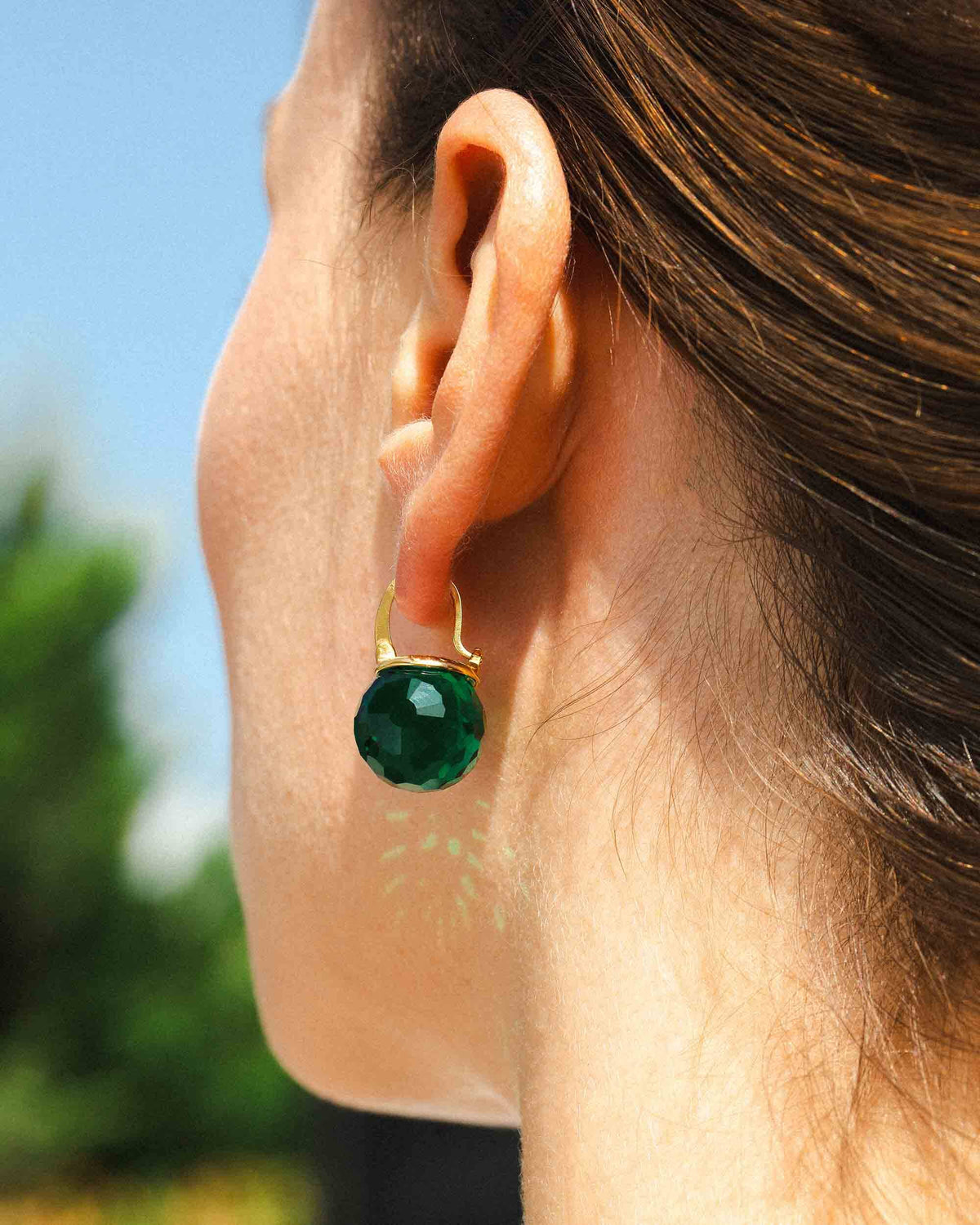 Elegant Austrian Crystal Earrings Earrings Vinty Jewelry 