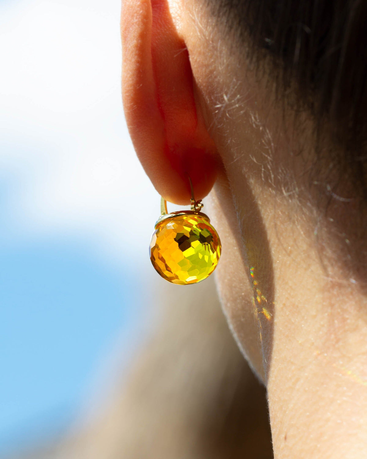 Elegant Austrian Crystal Earrings Earrings Vinty Jewelry 