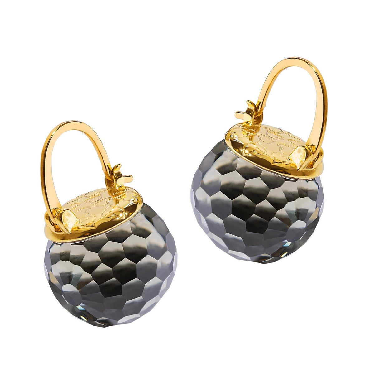 Elegant Austrian Crystal Earrings Earrings Vinty Jewelry Black Diamond 