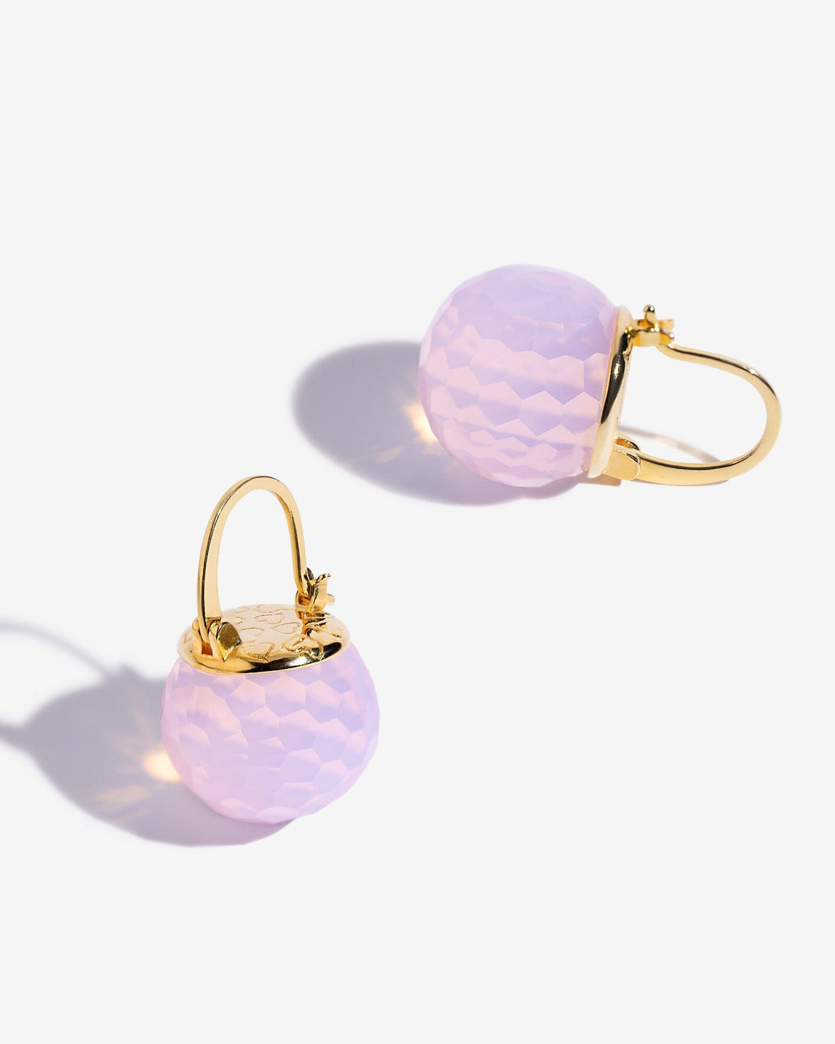 Elegant Austrian Crystal Earrings Earrings Vinty Jewelry Pink Opal 