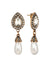 Sparkling Pearl Dangle Earrings earrings vintyjewelry 