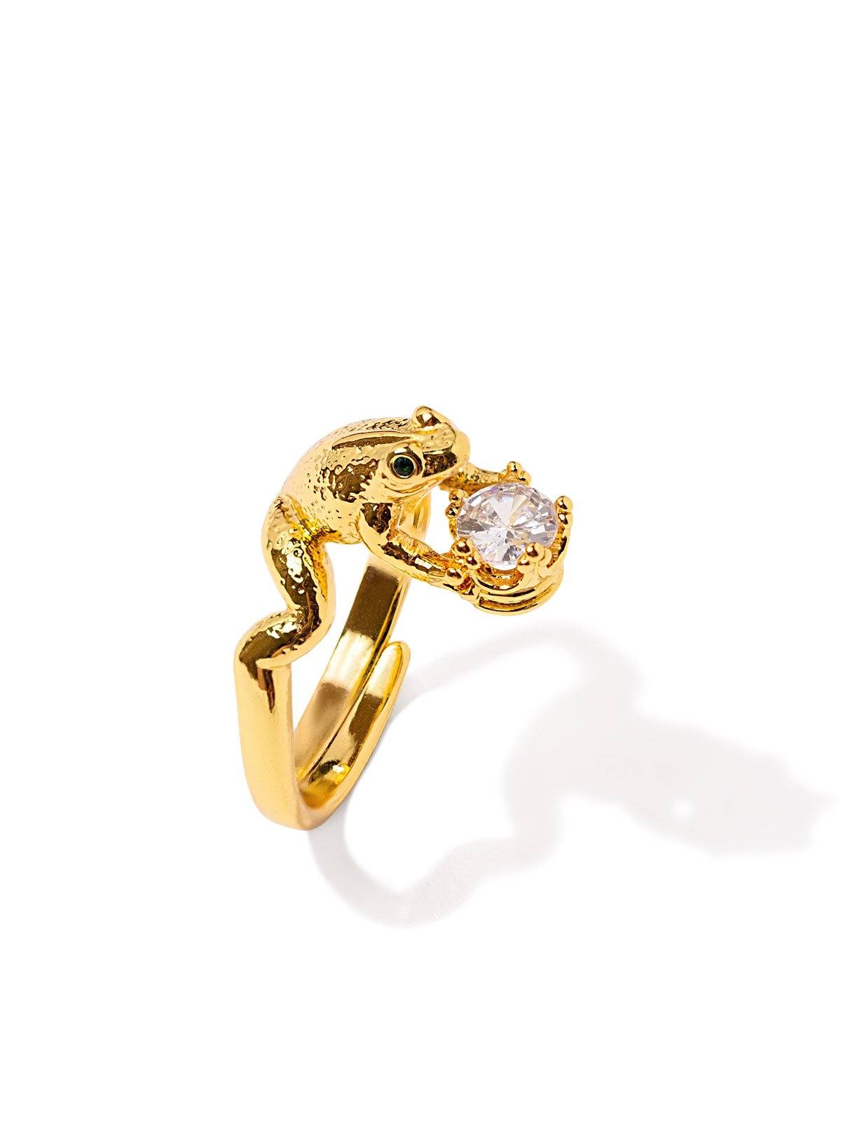Charming Frog Ring Vinty Jewelry