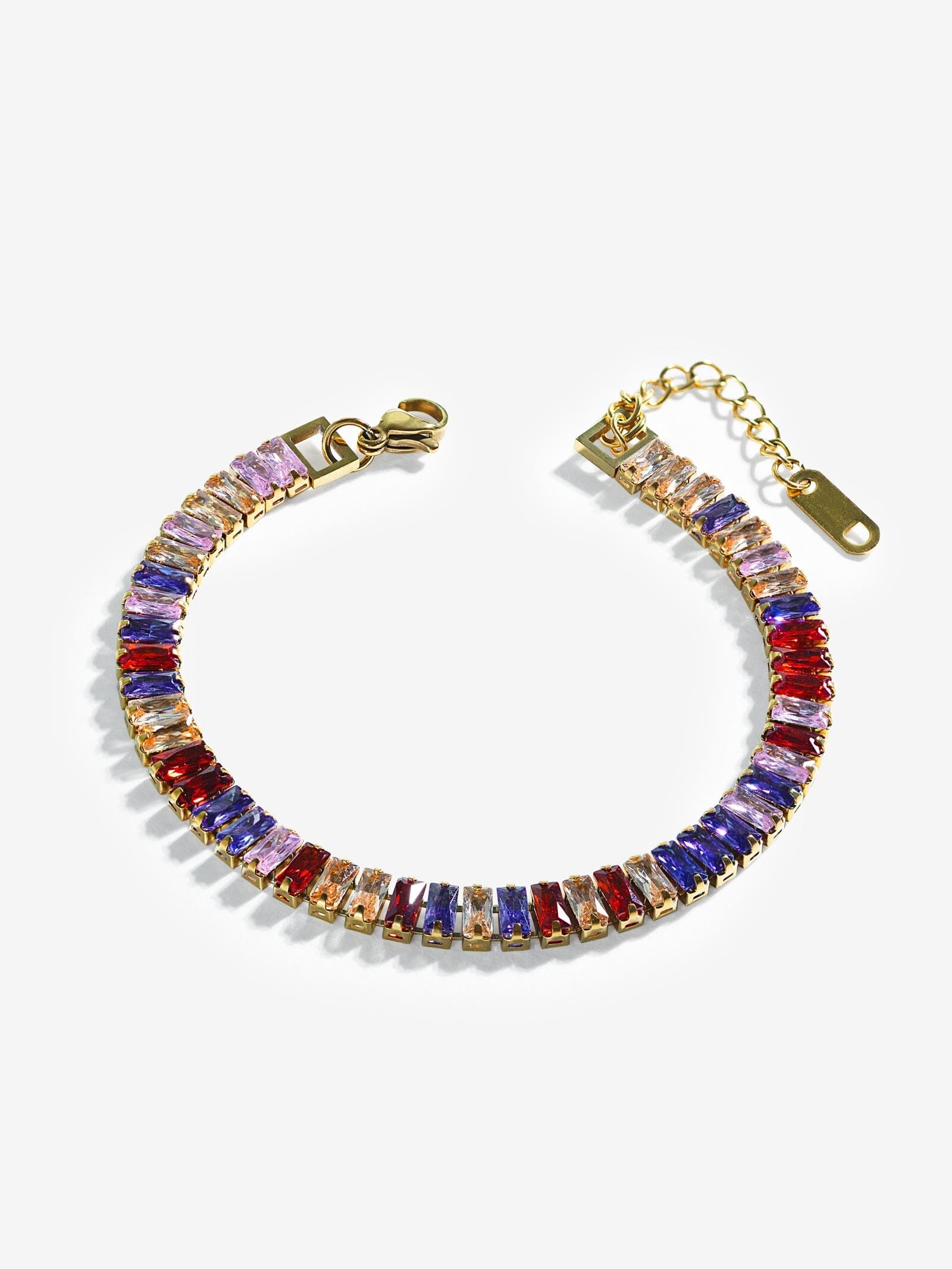 Colorful Tennis Bracelet - Vinty Jewelry