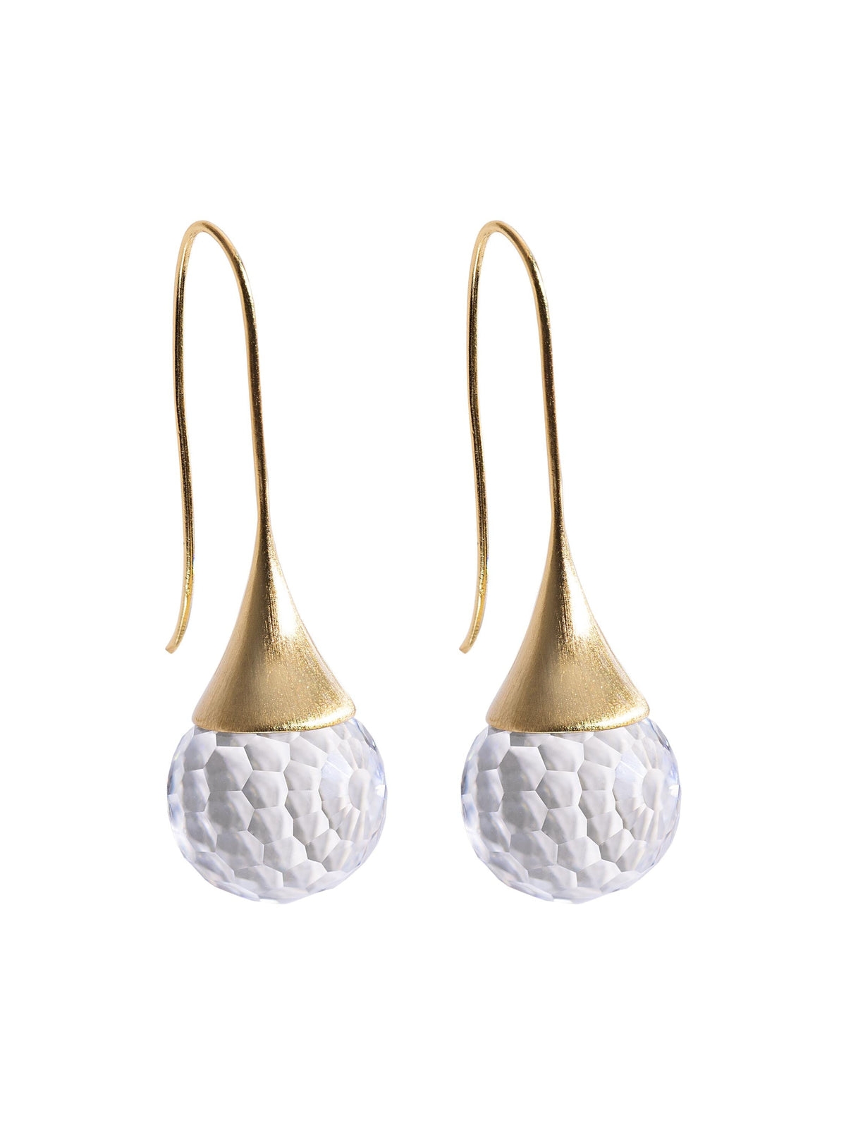 Crystal Teardrop Earrings earrings Vinty Jewelry 