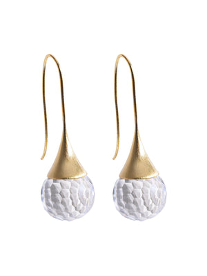 Crystal Teardrop Earrings earrings Vinty Jewelry 