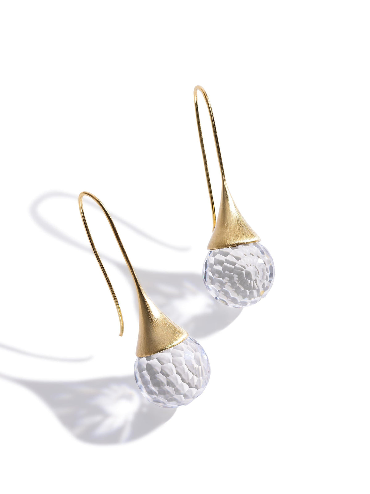 Crystal Teardrop Earrings earrings Vinty Jewelry 