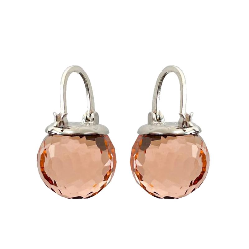 Princess Ball Earrings Women Shiny Crystal Ball Earrings Ear Drop Earrings  Jewelry Gifts - Walmart.com