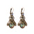 MOTHIES Insect Earrings With Abalone Stones earrings Vinty Jewelry 