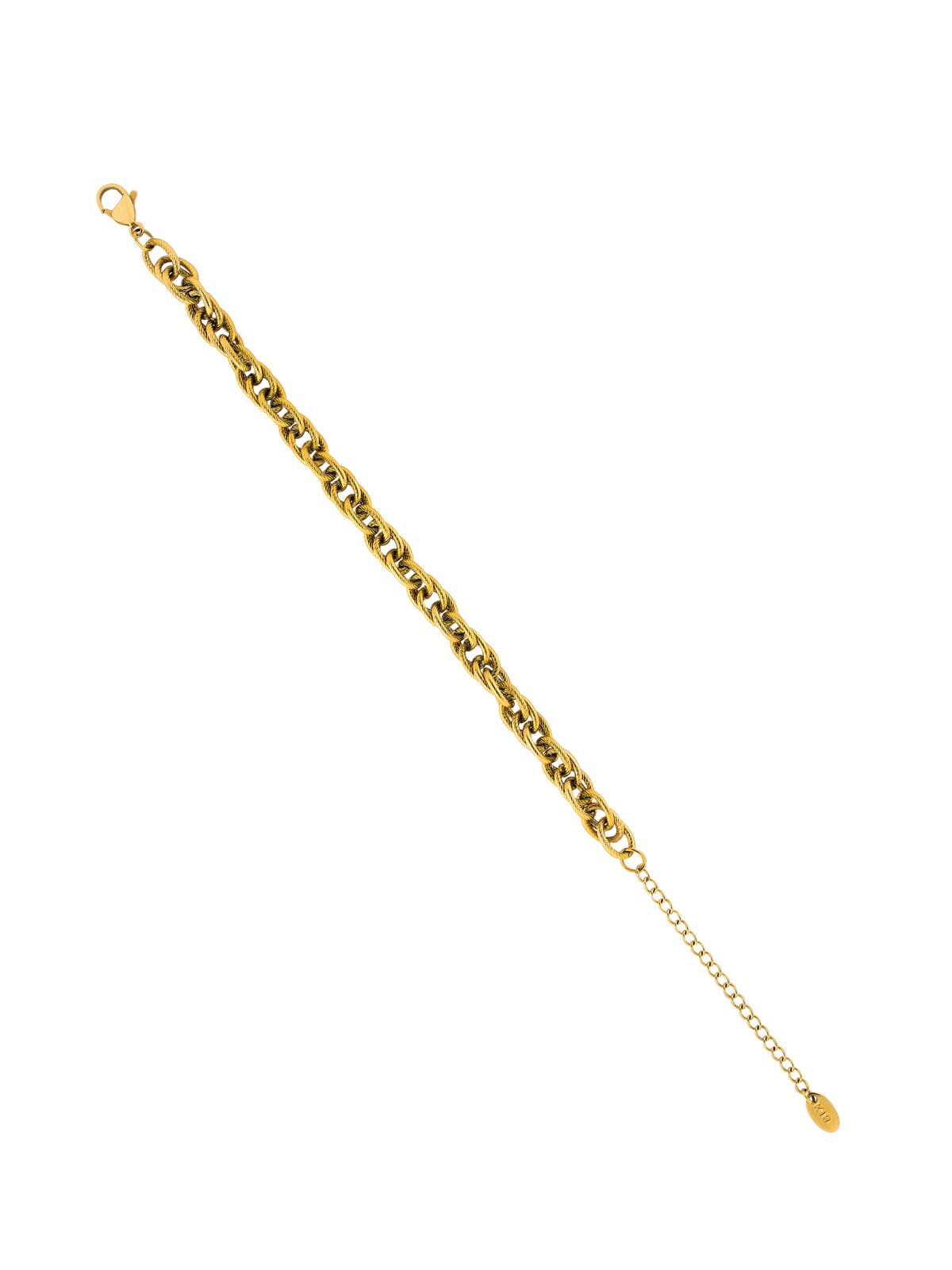 Textured Link Chain Bracelet bracelet Vinty Jewelry 